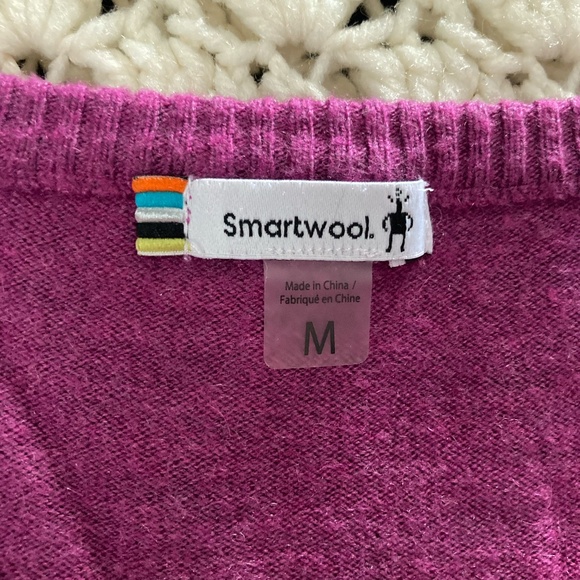 Smartwool V-Neck Sweater - Merino Wool Blend - Women's Size M - Picture 2 of 8